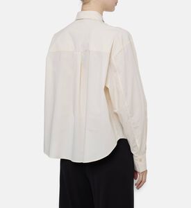 Forte-Forte Rhinestone-embellished Button Closure Shirt, Model View