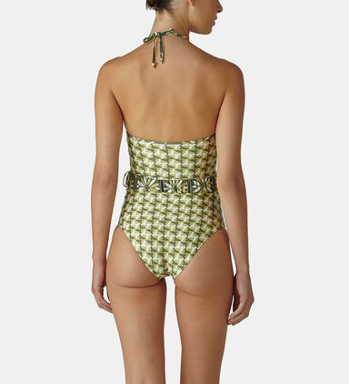 Dafne Nilo Halter Neck One-piece Swimsuit