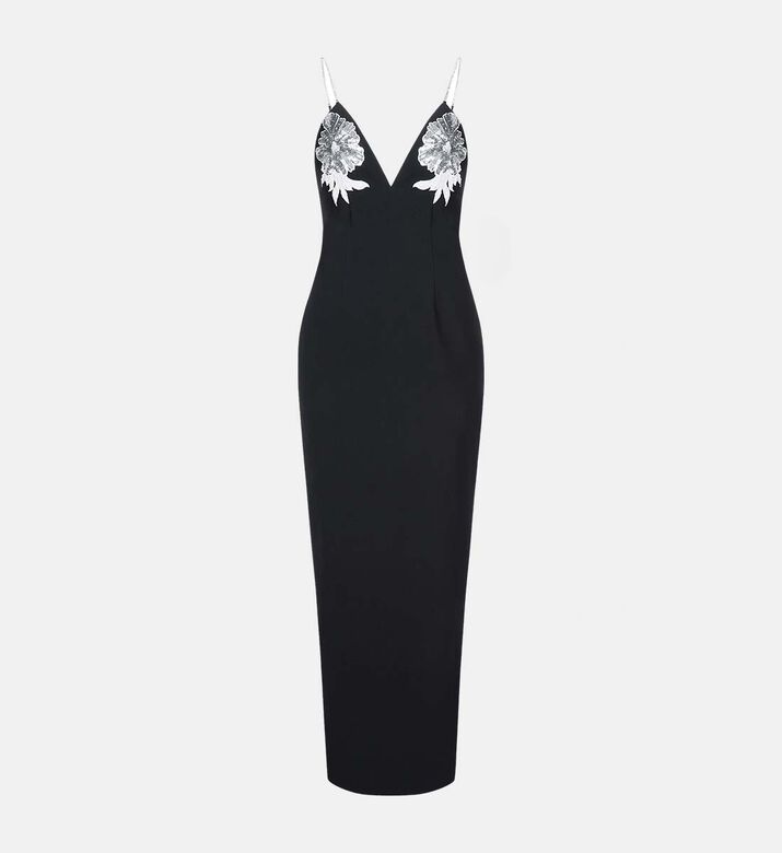 Ayliua Rhinestones-embellished Sweetheart Long Dress