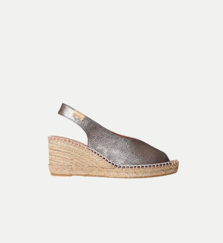 Toni Pons Laila-p Leather High-wedge Espadrille, Brown, Eu-37, Packshot View