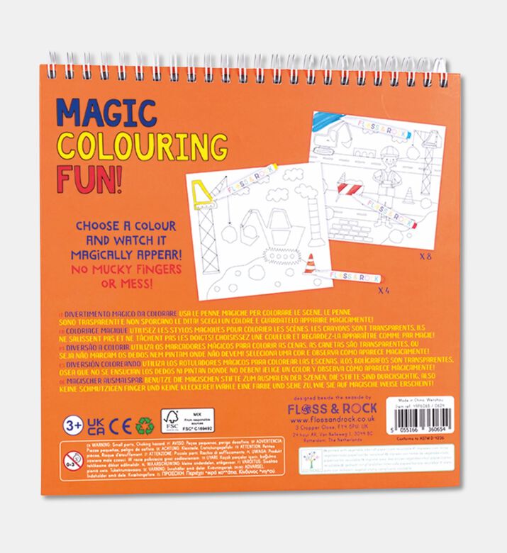 Floss and Rock Construction Magic Colouring, Packshot View