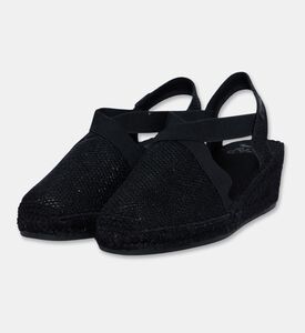 Toni Pons Triton-7bk Shimmery Cotton Blend High-wedge Espadrille, Packshot View