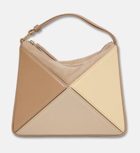 Mlouye Flex Calf Leather Mini Hobo Bag, Yellow, Packshot View