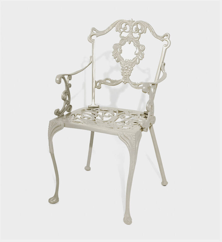 Home Deco and More Bistro Dining Table With 2 Chairs Off White, Packshot View