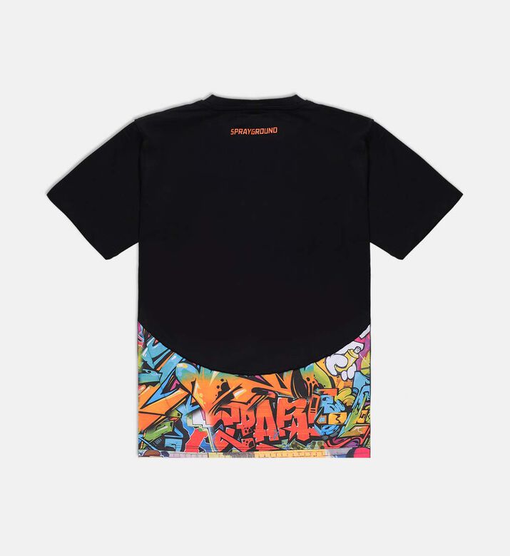 Sprayground Ts Curtain, Black, 14y, Packshot View