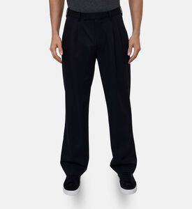 Vince Classic Pleats Detail Regular-fit Pants, Model View