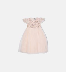 Ruffled Tiered Tulle Dress