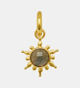 Ottoman Hands Labradorite Sun-shape Charm, Packshot View