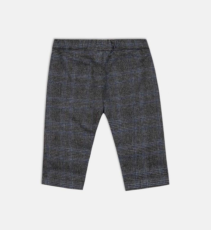 Checkered Pattern Regular-fit Pants