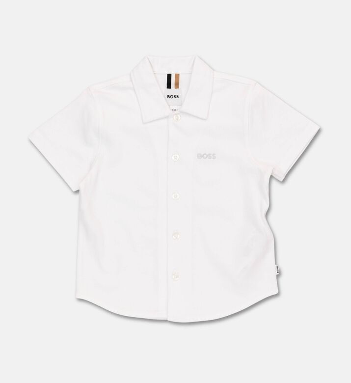 Boss Stretch Piqu&eacute; Button-down Shirt, Packshot View