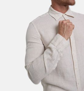 Galeries Lafayette Shirt Pilinstri, Beige, S, Model View