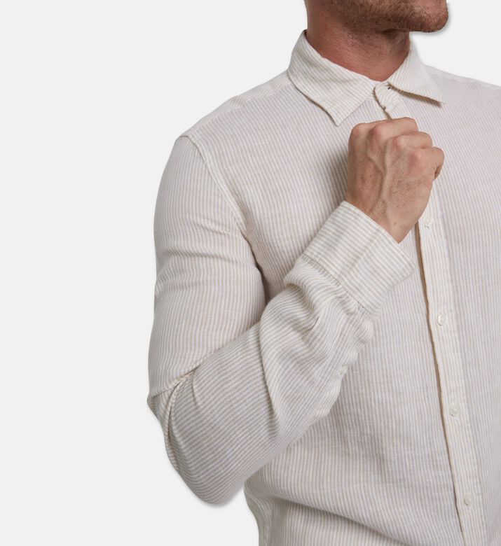 Galeries Lafayette Shirt Pilinstri, Beige, S, Model View