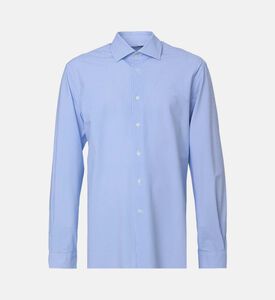 قميص مخطط بصف أزرار