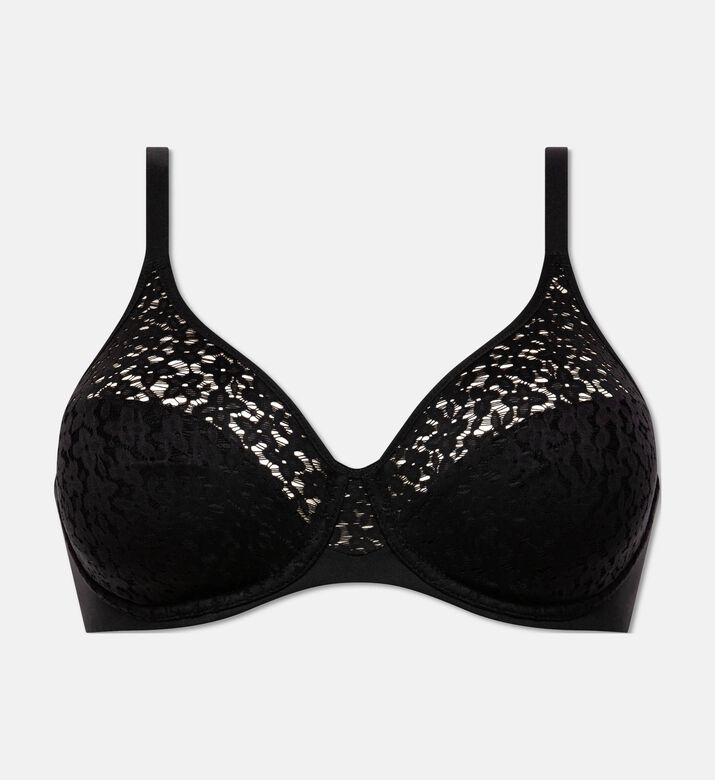 Chantelle Norah Comfort Underwire Bra, Black, 100, E, Packshot View