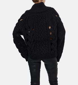 Mes Demoiselles Sweater, Black, M, Model View Mes Demoiselles Sweater, Black, M, Model View