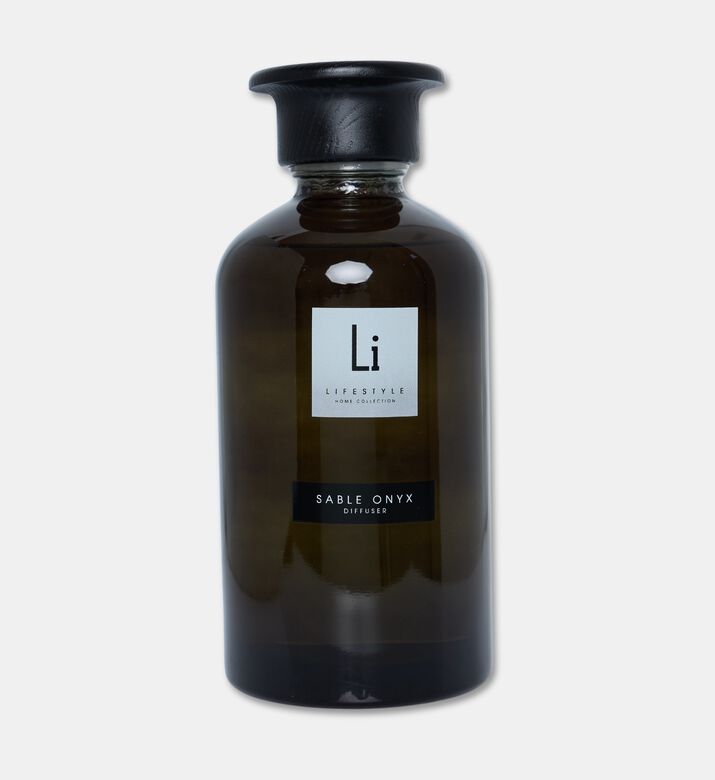 Life Style Home Sable Onyx Luxury Reed Diffuser, Packshot View