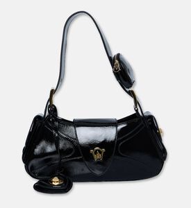 Manc Aurora Logo-detail Shoulder Bag, Black, Packshot View