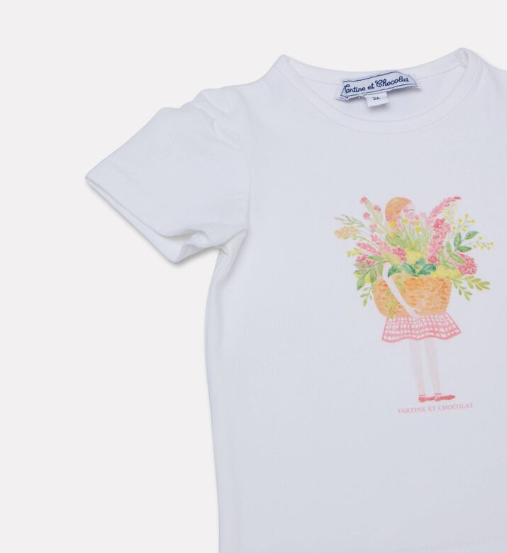 Tartine et Chocolat Basket Graphic Printed T-shirt, Packshot View
