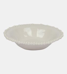 Pearl Embellished Soup Plate