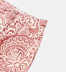Cotton Paisley-print Straight-fit Shorts
