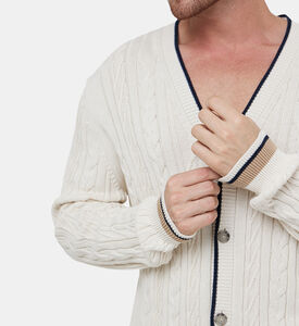 Ribbed Wool-cashmere Blend Cardigan