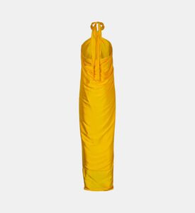 Lola High-neck Asymmetric Dress