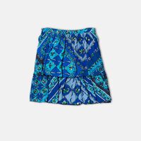 Floral Print Ruffle Skirt