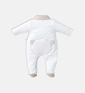 Embroidered Crown Romper