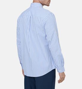 قميص قطن بنقشة مخططة