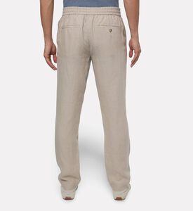 Vince Drawstring Closure Slip Pockets Pants, Grey, M, Model View