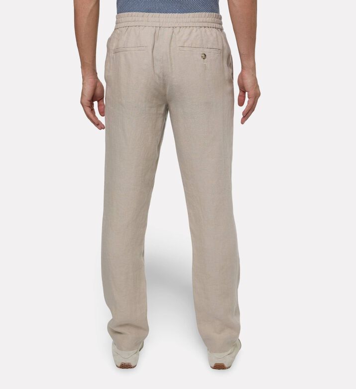 Vince Drawstring Closure Slip Pockets Pants, Grey, M, Model View