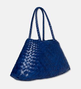 Dragon Diffusion Santa Croce Big Leather Bag, Navy, Packshot View