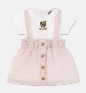 Moschino BKT Embroidered Teddy Suspender Skirt Set, Packshot View