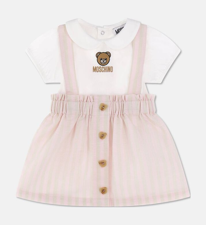 Moschino BKT Embroidered Teddy Suspender Skirt Set, Packshot View