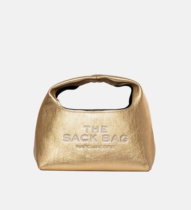 The Metallic Leather Mini Sack Bag