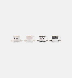 Me Lace Coffee Cups 4-piece Set Me Lace Coffee Cups 4-piece Set