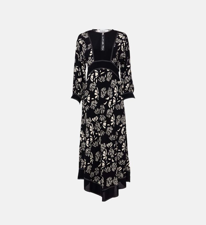 Aude Three-quarter Sleeve Dress