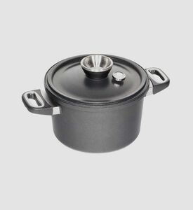 Cast Aluminum Lidded Pot