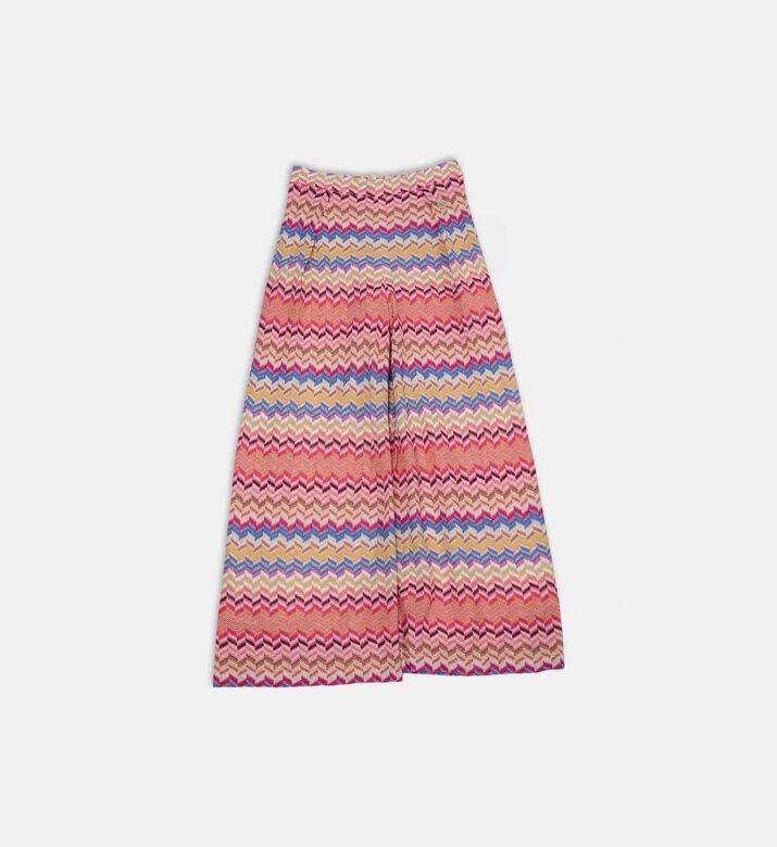 All-over Print Wide-leg Pants