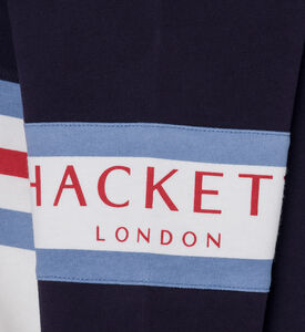 بولو بأكمام طويلة برقعة جيرسيه