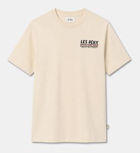 Les Deux Logo Short-sleeve T-shirt, Ivory, Xl, Packshot View