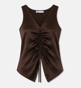 Sfizio Light Pure Satin Vest Top, Packshot View