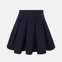 Sally Cotton Pleated Mini Skirt
