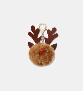 StickyBestie Charm Pom Reindeer, Brown, Packshot View