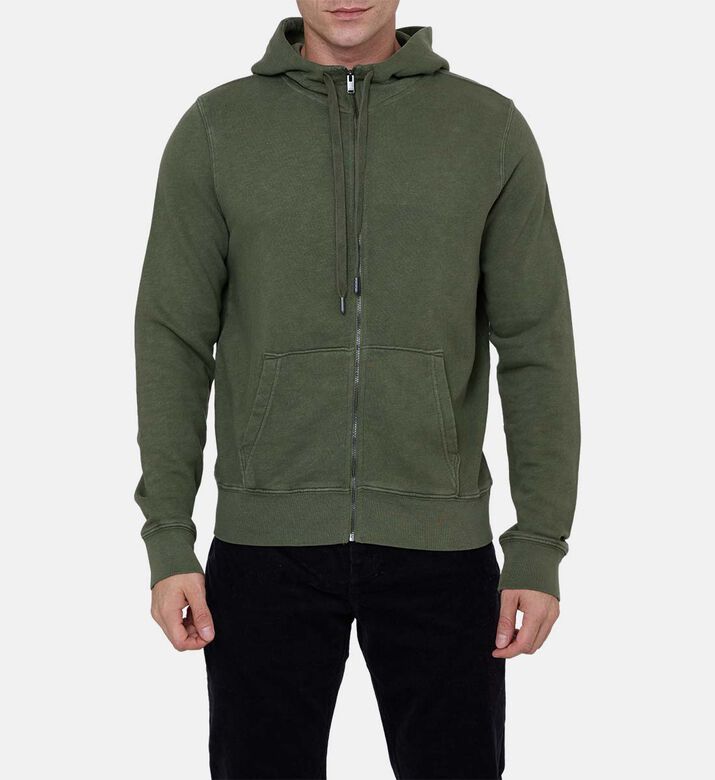 Alex Cotton Full-zip Hoodie