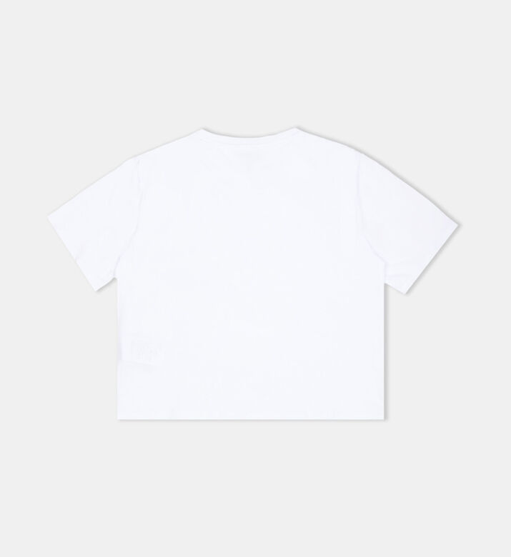 تيشيرت قطن بطبعة لوغو