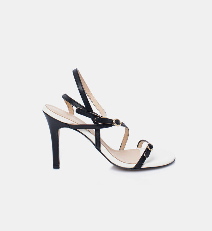Alyssa Bicolor Stiletto Sandals