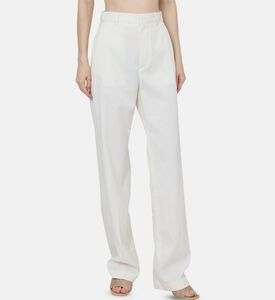 Virgin Wool Blend Trousers