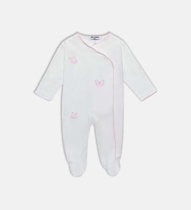 Butterfly-embroidery Pajama