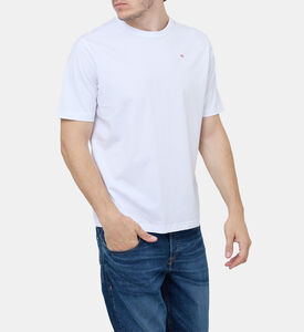 Cotton Embroidered D-logo T-shirt Cotton Embroidered D-logo T-shirt